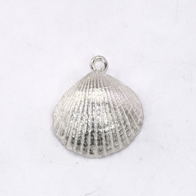 Solid silver sea shell